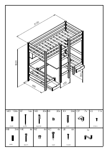 Mode d’emploi Unbranded (1) Structure lit mezzanine