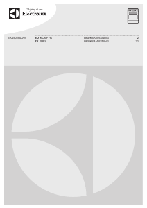 Bruksanvisning Electrolux EKS50150OW Spis