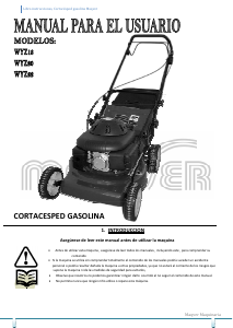 Manual de uso Maqver WYZ18 Cortacésped