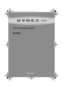 Manual Dynex DX-HTIB Home Theater System