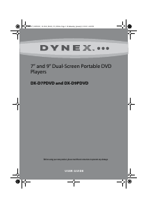 Manual Dynex DX-D7PDVD DVD Player