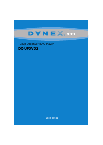 Manual Dynex DX-UPDVD2 DVD Player