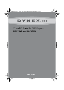 Manual Dynex DX-P9DVD DVD Player