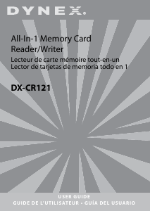 Mode d’emploi Dynex DX-CR12 Lecteur de cartes