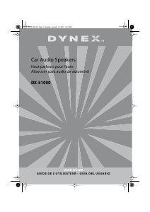 Manual Dynex DX-S1000 Car Speaker