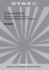 Manual de uso Dynex DX-R24TV Televisor