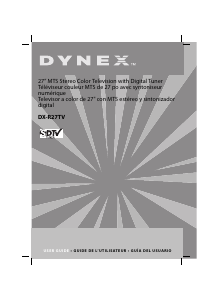 Mode d’emploi Dynex DX-R27TV Téléviseur