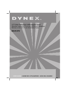 Manual de uso Dynex DX-R13TV Televisor