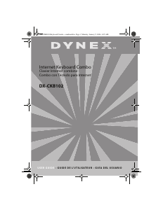 Manual de uso Dynex DX-CKB102 Teclado
