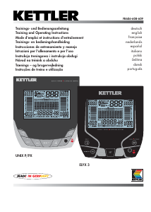 Manual Kettler Elyx 3 Cross Trainer