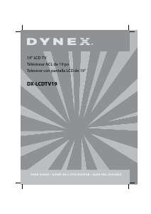 Mode d’emploi Dynex DX-LCDTV19 Téléviseur LCD