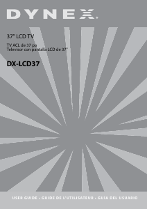 Mode d’emploi Dynex DX-LCD37 Téléviseur LCD