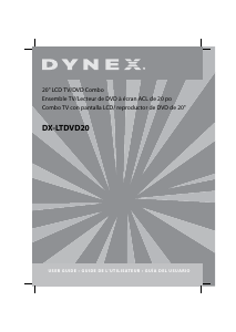 Mode d’emploi Dynex DX-LTDVD20 Téléviseur LCD