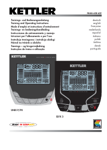 Manual Kettler Unix P Cross Trainer