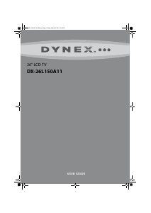 Handleiding Dynex DX-26L150A11 LCD televisie