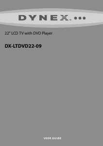 Handleiding Dynex DX-LTDVD22-09 LCD televisie