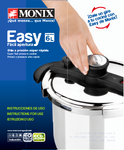 Manuale Monix Easy Pentola a pressione