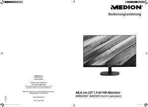 Bedienungsanleitung Medion Akoya P52727 (MD 20027) LED monitor