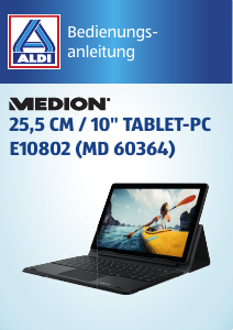 Bedienungsanleitung Medion Lifetab E10802 (MD 60364) Tablet