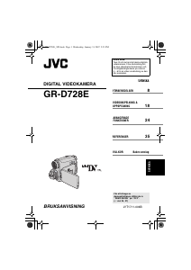 Bruksanvisning JVC GR-D728E Videokamera