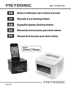 Manual de uso Metronic 477050 Radiodespertador