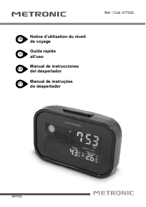 Manual Metronic 477032 Rádio relógio