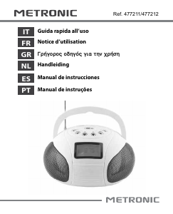 Manual Metronic 477212 Rádio