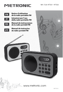Manual de uso Metronic 477221 Radio