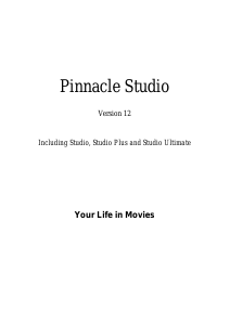 Handleiding Pinnacle Studio 12