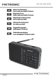 Manual de uso Metronic 477210 Radio