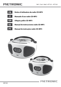 Manual Metronic 477122 Aparelho de som