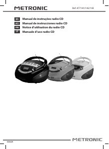 Manual Metronic 477141 Aparelho de som