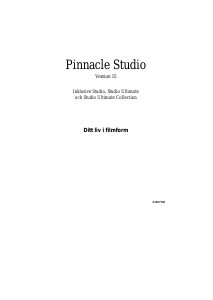 Bruksanvisning Pinnacle Studio 15