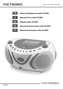 Manual Metronic 477109 Aparelho de som