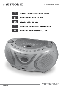 Manual Metronic 477114 Aparelho de som