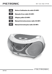 Manual Metronic 477105 Aparelho de som