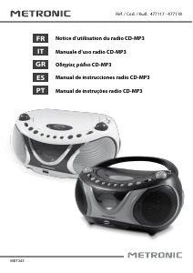 Manual Metronic 477118 Aparelho de som