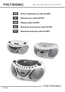 Manual Metronic 477116 Aparelho de som