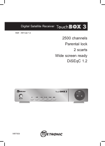 Manual Metronic 441327-3 TouchBox 3 Digital Receiver