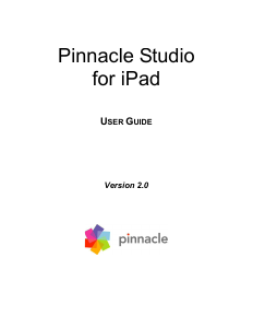 Handleiding Pinnacle Studio for iPad 2.0