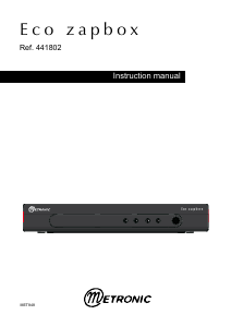 Manual Metronic 441802 Eco Zapbox Digital Receiver