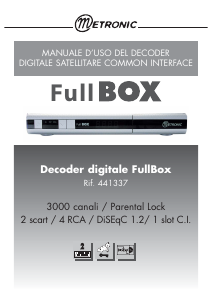 Manuale Metronic 441337 FullBox Ricevitore digitale