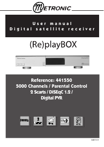 Manual Metronic 441550 ReplayBox Digital Receiver