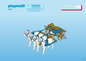 Návod Playmobil set 4274 Romans Chariot