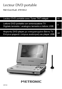 Manuale Metronic 476100-2 Lettore DVD