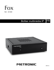 Mode d’emploi Metronic 441260 Fox Lecteur multimédia
