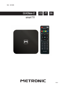 Manual Metronic 441208 QU4Dbox-2 Leitor multimédia