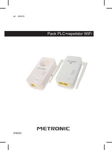 Manual de uso Metronic 495435 Adaptador de powerline