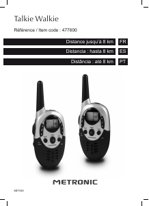 Manual de uso Metronic 477600 Walkie talkie