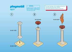 Manuale Playmobil set 4277 Romans Giulio Cesare